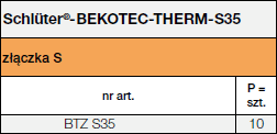 Schlüter®-BEKOTEC-THERM-S35