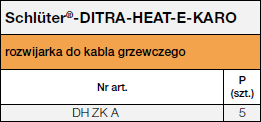 <a name='karo'></a>Schlüter®-DITRA-HEAT-E-KARO