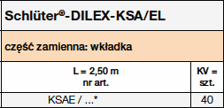 Schlüter-DILEX-KSA/EL