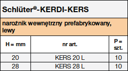 <a name='kers'></a>Schlüter®-KERDI-KERS