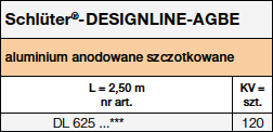 Schlüter®-DESIGNLINE-AGBE