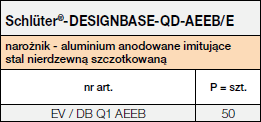 Schlüter®-DESIGNBASE-QD-AEEB/E