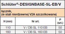 Schlüter®-DESIGNBASE-SL-EB/V
