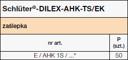 Schlüter®-DILEX-AHK-TS/EK