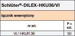Schlüter®-DILEX-HKU36/VI
