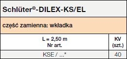 Schlüter-DILEX-KS/EL