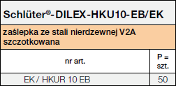 Schlüter®-Dilex-HKU10-EB/EK