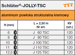 Schlüter®-JOLLY-TSC