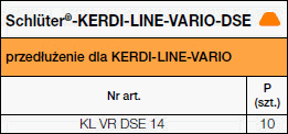  Schlüter®-KERDI-LINE-VARIO-DSE 14