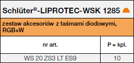 Schlüter®-LIPROTEC-WSK 1285