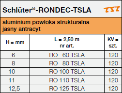 Schlüter®-RONDEC-TSLA